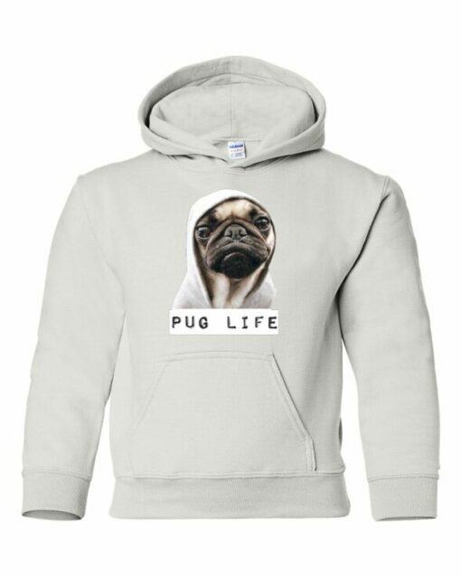 PUG LIFE - Youth Hooded Sweatshirt (Unisex)