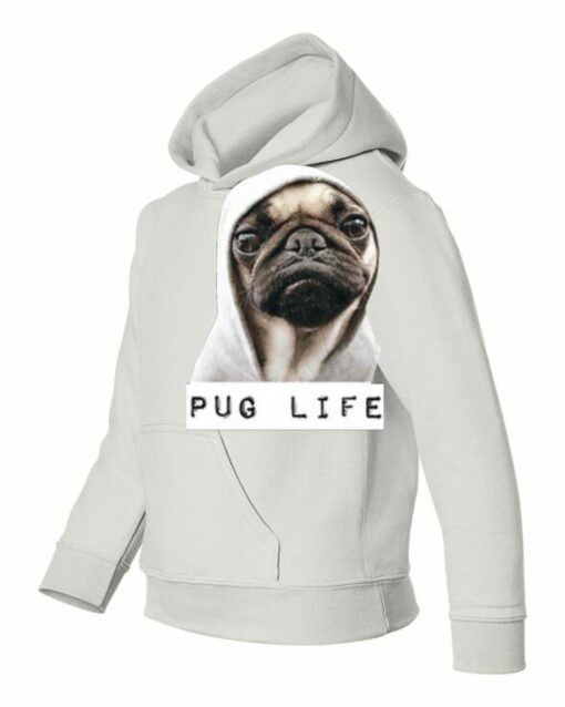 PUG LIFE  - Cotton Ouaté Kangourou (Unisexe) Pour Enfant