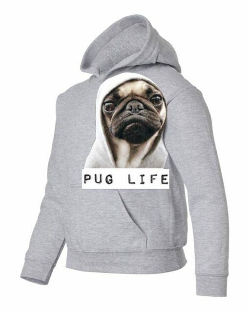 PUG LIFE  - Cotton Ouaté Kangourou (Unisexe) Pour Enfant