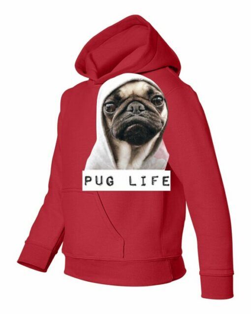 PUG LIFE  - Cotton Ouaté Kangourou (Unisexe) Pour Enfant