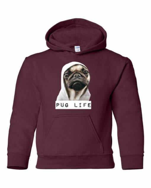 PUG LIFE  - Cotton Ouaté Kangourou (Unisexe) Pour Enfant