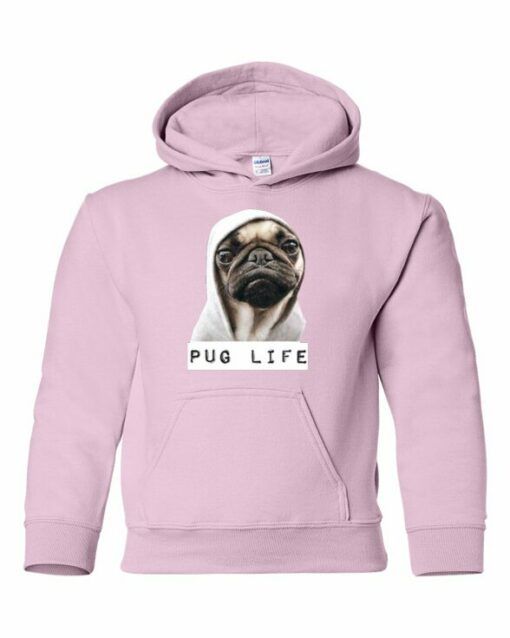 PUG LIFE - Youth Hooded Sweatshirt (Unisex)