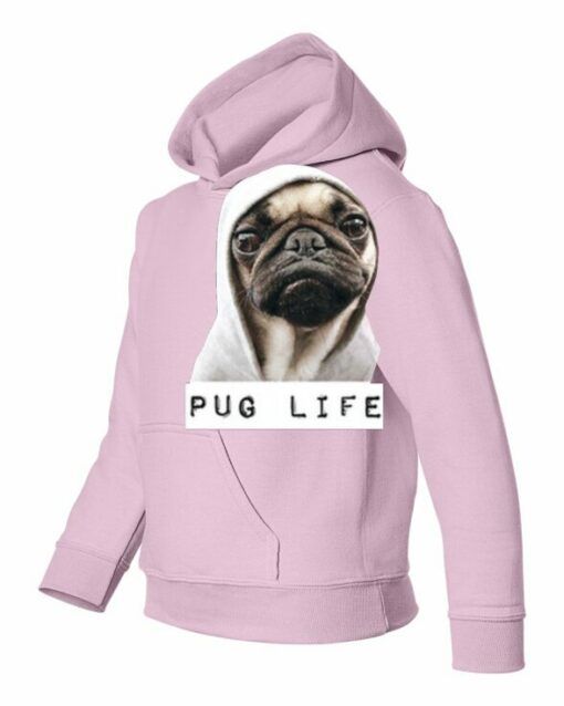 PUG LIFE  - Cotton Ouaté Kangourou (Unisexe) Pour Enfant