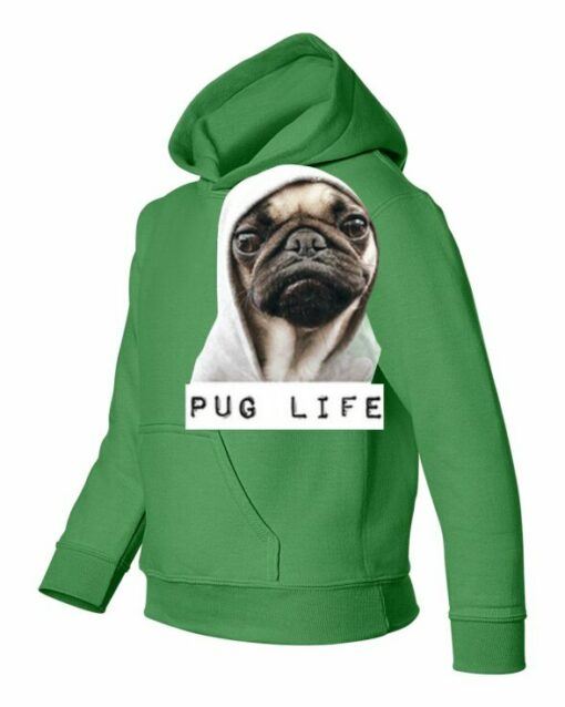 PUG LIFE - Youth Hooded Sweatshirt (Unisex)