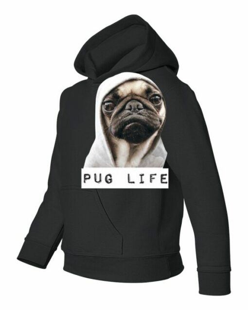 PUG LIFE - Youth Hooded Sweatshirt (Unisex)