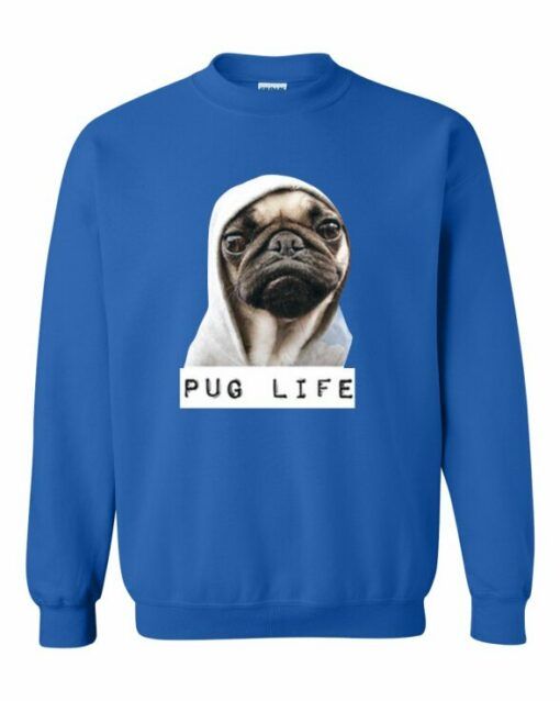 PUG LIFE  - Adult Crew Neck Sweatshirt (Unisex)