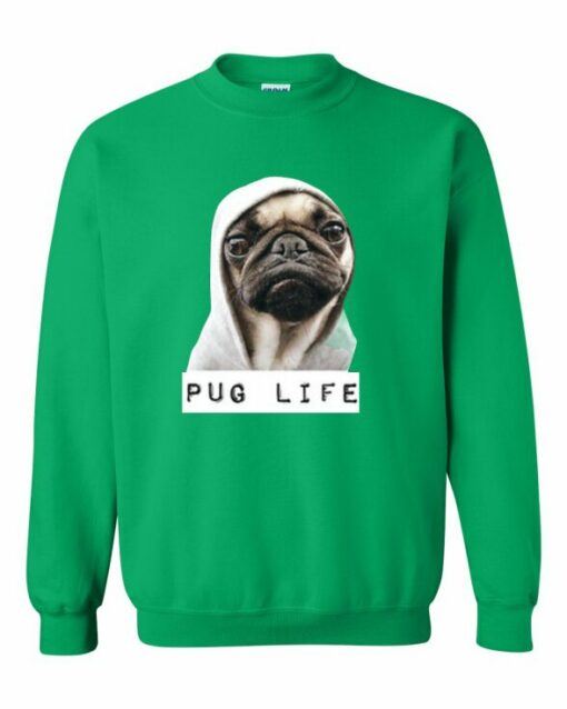 PUG LIFE  - Adult Crew Neck Sweatshirt (Unisex)