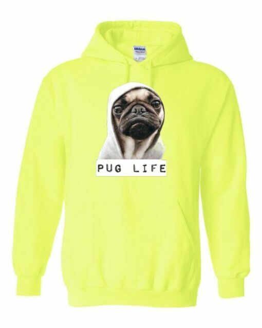 PUG LIFE  - Cotton Ouaté Kangourou (Unisexe) Pour Adulte