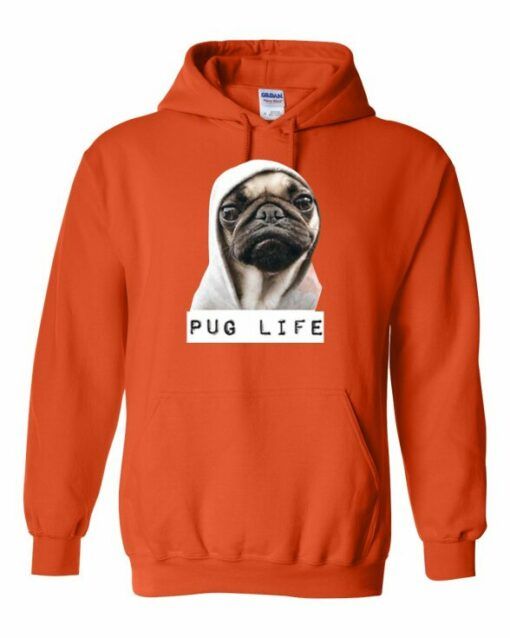 PUG LIFE  - Adult Hooded Sweatshirt (Unisex)