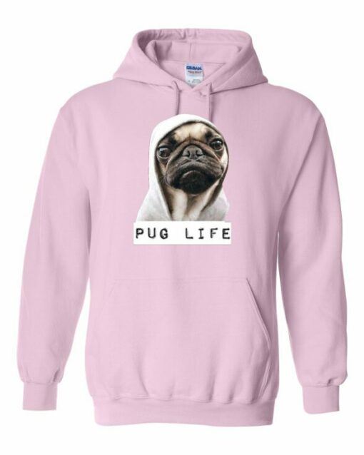 PUG LIFE  - Cotton Ouaté Kangourou (Unisexe) Pour Adulte