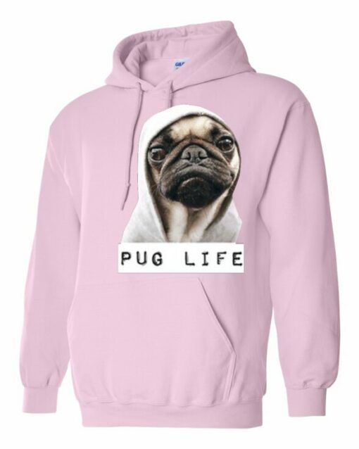 PUG LIFE  - Cotton Ouaté Kangourou (Unisexe) Pour Adulte