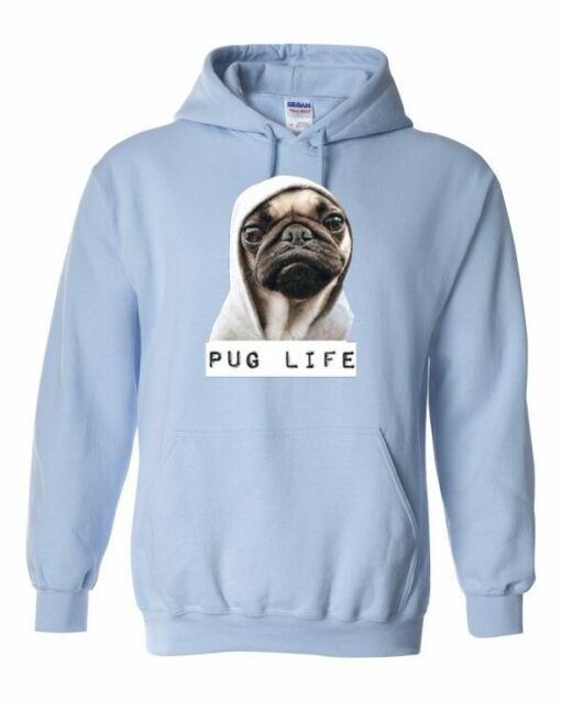 PUG LIFE  - Cotton Ouaté Kangourou (Unisexe) Pour Adulte