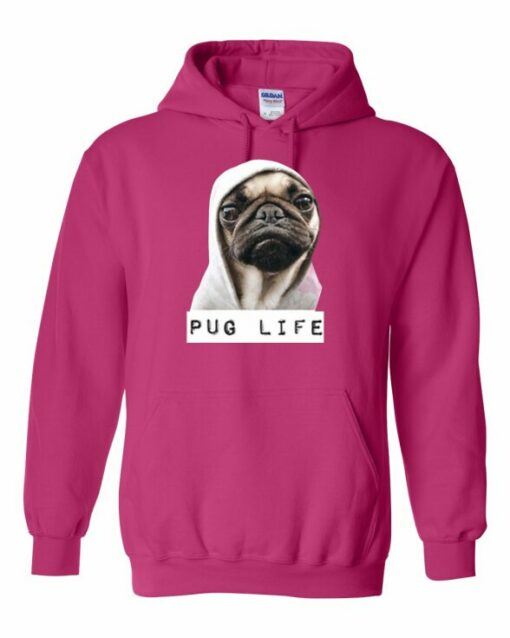 PUG LIFE  - Adult Hooded Sweatshirt (Unisex)