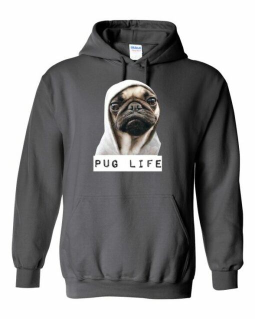 PUG LIFE  - Cotton Ouaté Kangourou (Unisexe) Pour Adulte