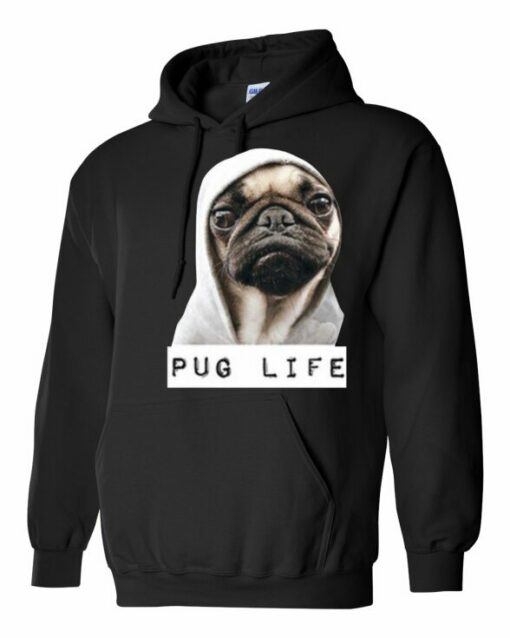 PUG LIFE  - Adult Hooded Sweatshirt (Unisex)