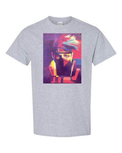 NARUTO KAKASHI ART  - Adult Round-neck T-shirt