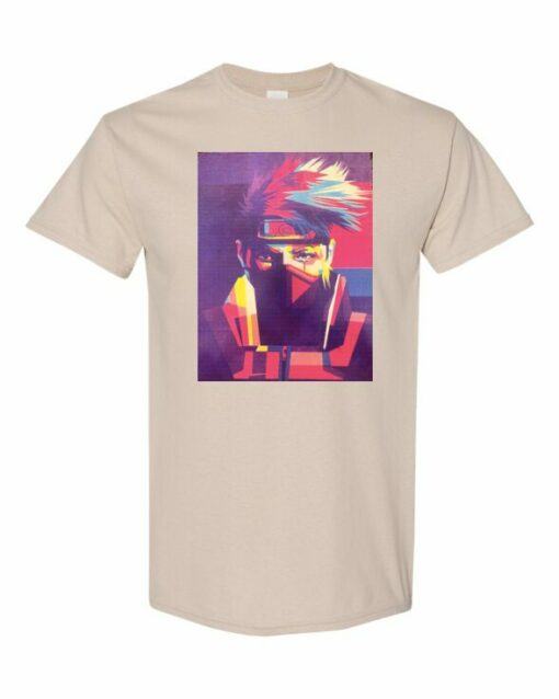 NARUTO KAKASHI ART  - Adult Round-neck T-shirt