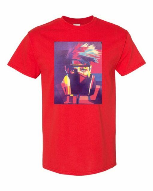 NARUTO KAKASHI ART  - Adult Round-neck T-shirt