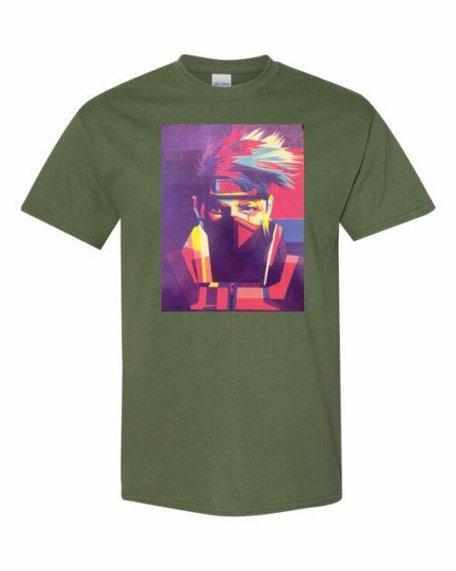 NARUTO KAKASHI ART  - Adult Round-neck T-shirt