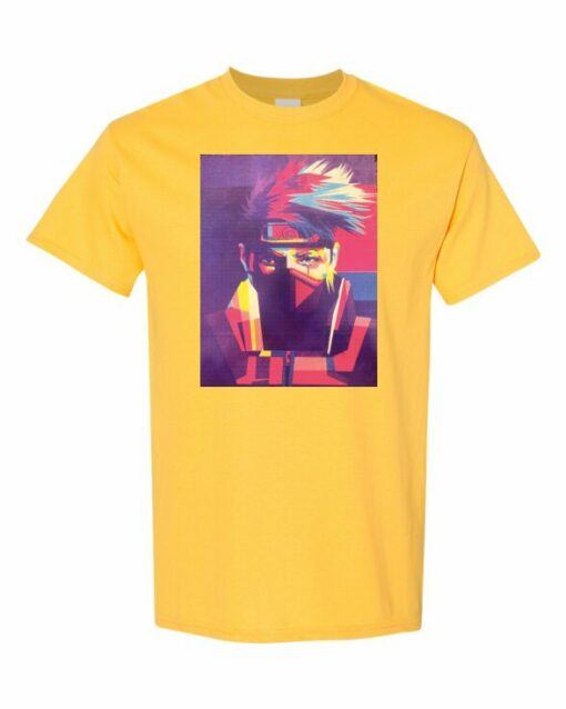 NARUTO KAKASHI ART  - Adult Round-neck T-shirt