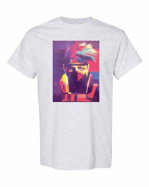 NARUTO KAKASHI ART  - Adult Round-neck T-shirt