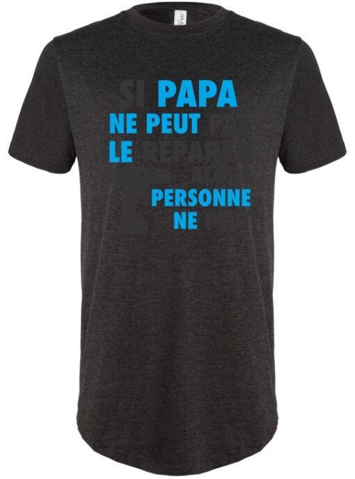 SI PAPA NE PEUT PAS LE REPARER  - T-Shirt Long Adulte UCXX