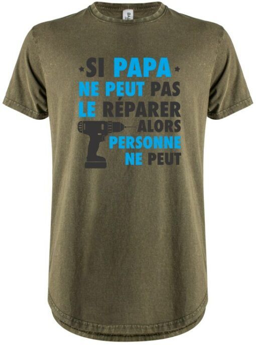 SI PAPA NE PEUT PAS LE REPARER  - UCXX Adult Long T-Shirt